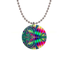 Modern Art Button Necklace by Siebenhuehner