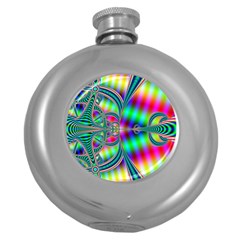 Modern Art Hip Flask (round)