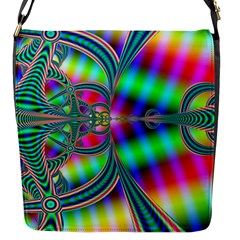 Modern Art Flap Closure Messenger Bag (small) by Siebenhuehner