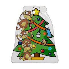 Monkey Business Bell Ornament (Two Sides)