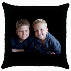 Deborah Veatch New Pic Design7  Black Throw Pillow Case