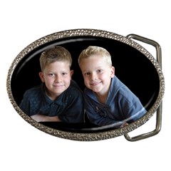 Deborah Veatch New Pic Design7  Belt Buckle (oval)