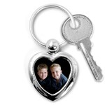 Deborah Veatch New Pic Design7  Key Chain (Heart) Front