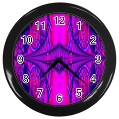 Modern Art Wall Clock (black)