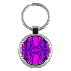 Modern Art Key Chain (round) by Siebenhuehner