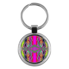 Modern Art Key Chain (round)