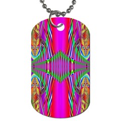 Modern Art Dog Tag (one Sided) by Siebenhuehner