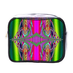 Modern Art Mini Travel Toiletry Bag (one Side) by Siebenhuehner