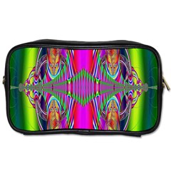 Modern Art Travel Toiletry Bag (one Side) by Siebenhuehner