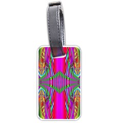 Modern Art Luggage Tag (one Side) by Siebenhuehner