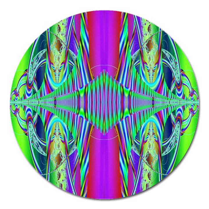 Modern Design Magnet 5  (Round)