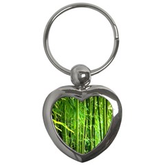 Bamboo Key Chain (heart) by Siebenhuehner