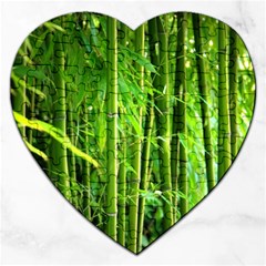 Bamboo Jigsaw Puzzle (Heart)