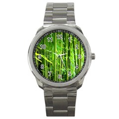 Bamboo Sport Metal Watch by Siebenhuehner