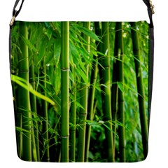 Bamboo Flap Closure Messenger Bag (small) by Siebenhuehner