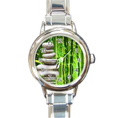 Balance  Round Italian Charm Watch by Siebenhuehner