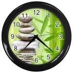 Balance Wall Clock (Black) Front