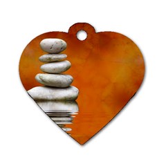 Balance Dog Tag Heart (one Sided)  by Siebenhuehner