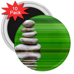 Balance 3  Button Magnet (10 Pack)