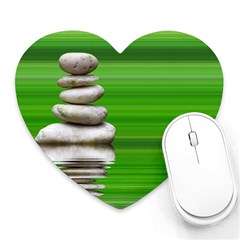 Balance Mouse Pad (heart) by Siebenhuehner