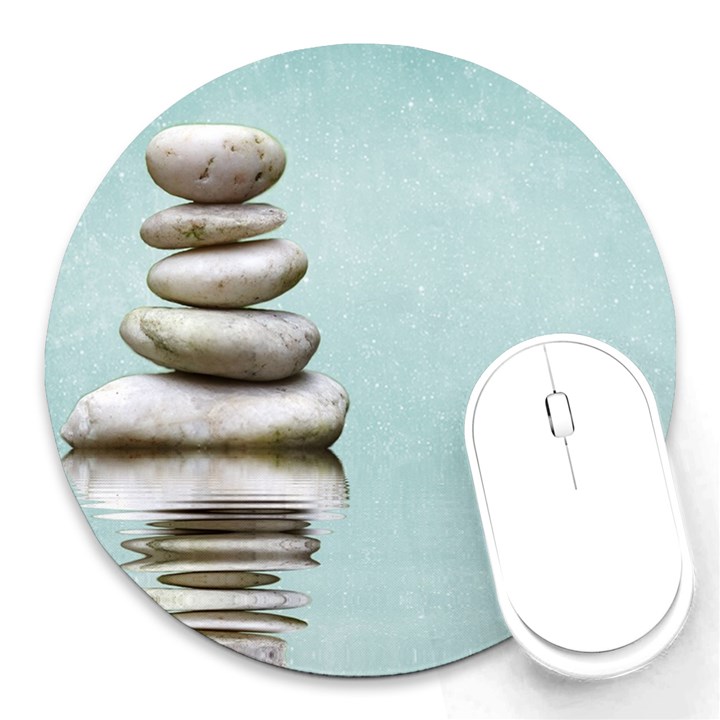 Balance 8  Mouse Pad (Round)