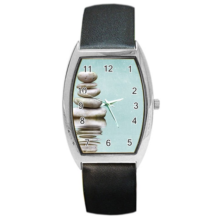 Balance Tonneau Leather Watch