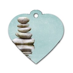 Balance Dog Tag Heart (one Sided)  by Siebenhuehner