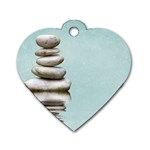 Balance Dog Tag Heart (Two Sided) Front