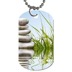 Balance Dog Tag (one Sided) by Siebenhuehner