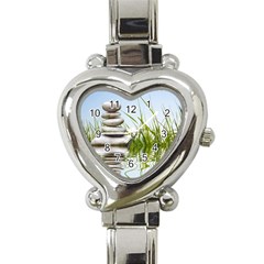 Balance Heart Italian Charm Watch  by Siebenhuehner