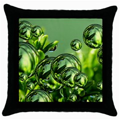 Magic Balls Black Throw Pillow Case by Siebenhuehner