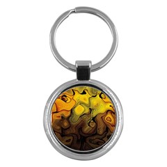 Modern Art Key Chain (round) by Siebenhuehner