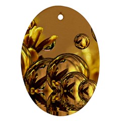 Magic Balls Oval Ornament (two Sides)