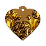 Magic Balls Dog Tag Heart (Two Sided) Back