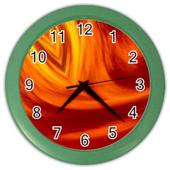 Wave Wall Clock (color) by Siebenhuehner