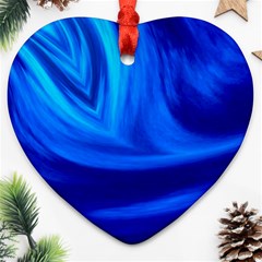 Wave Heart Ornament by Siebenhuehner