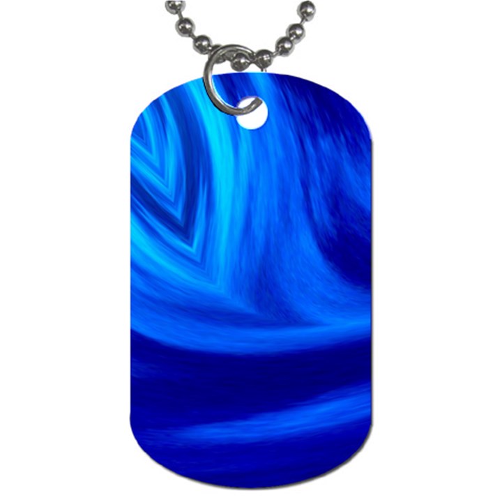 Wave Dog Tag (One Sided)