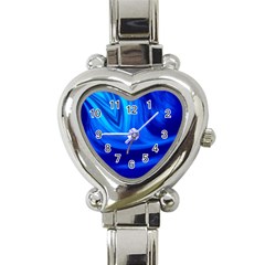 Wave Heart Italian Charm Watch  by Siebenhuehner