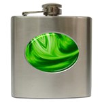 Wave Hip Flask Front