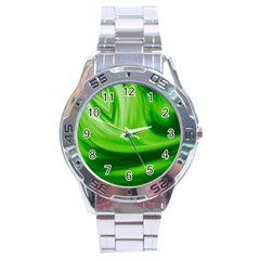 Wave Stainless Steel Watch (Men s)