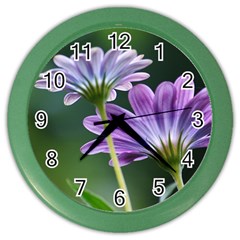 Flower Wall Clock (color) by Siebenhuehner