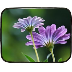 Flower Mini Fleece Blanket (two Sided) by Siebenhuehner