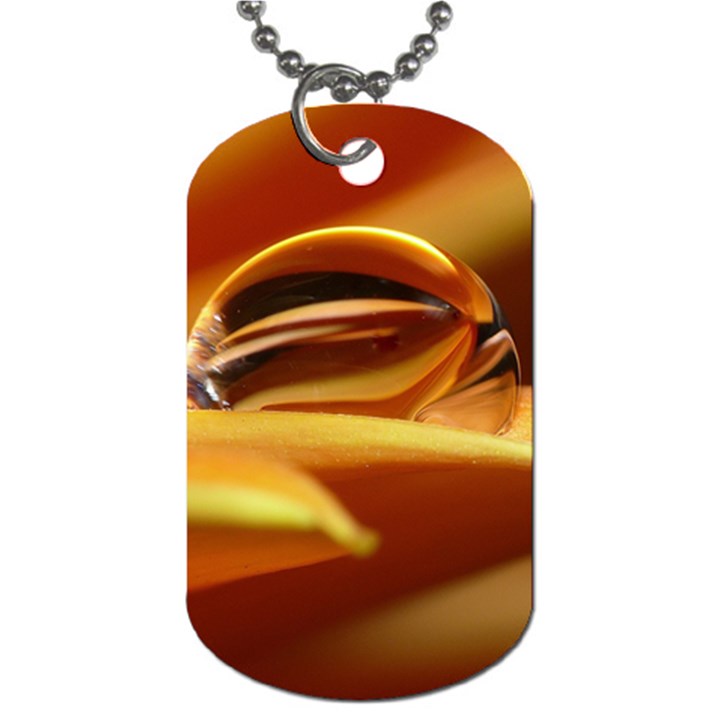 Waterdrop Dog Tag (One Sided)