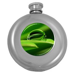 Waterdrop Hip Flask (round)