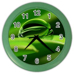 Waterdrop Wall Clock (color)