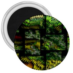 Modern Art 3  Button Magnet by Siebenhuehner