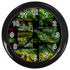 Modern Art Wall Clock (black) by Siebenhuehner