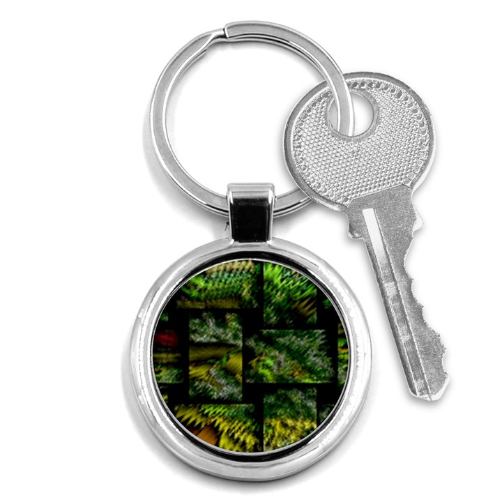 Modern Art Key Chain (Round)