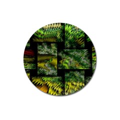 Modern Art Magnet 3  (round) by Siebenhuehner