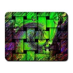 Modern Art Small Mouse Pad (rectangle) by Siebenhuehner